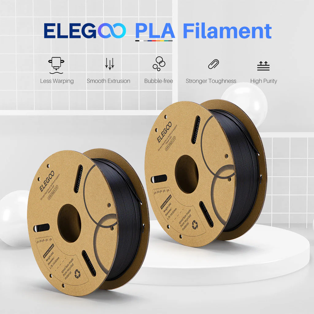 PLA Filament Black 10 kg - Image 2