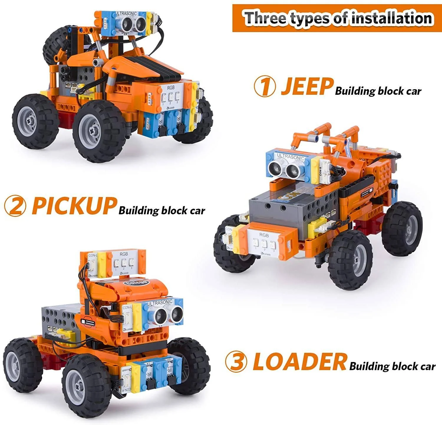 Building Block Car Robot Kit - Image 2