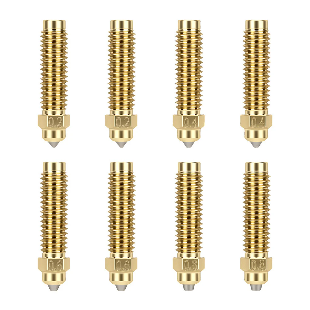 Multi-Size Brass Hardened Steel Nozzle Kit for Centauri Series - Image 2